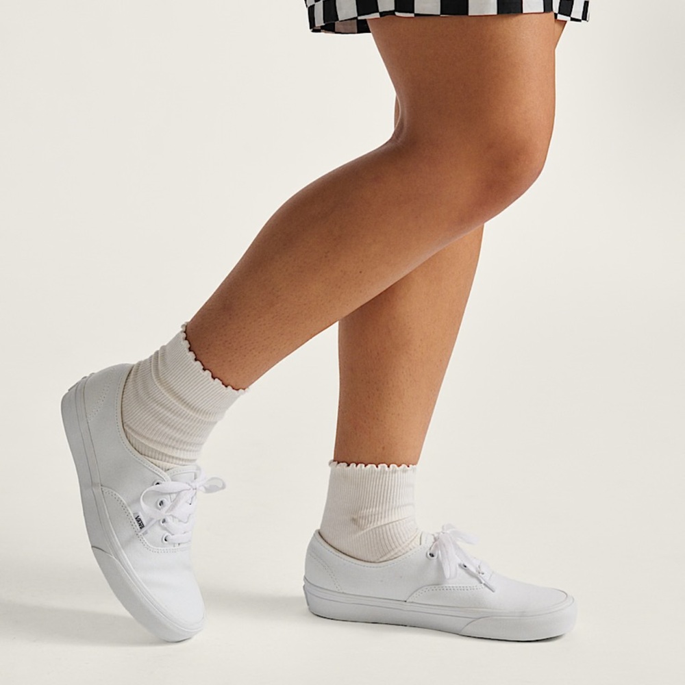 Vans Men’s Classic White Authentic Shoe
Lifestyle, Original Icon Canvas Sneakers - Picture 3 of 6